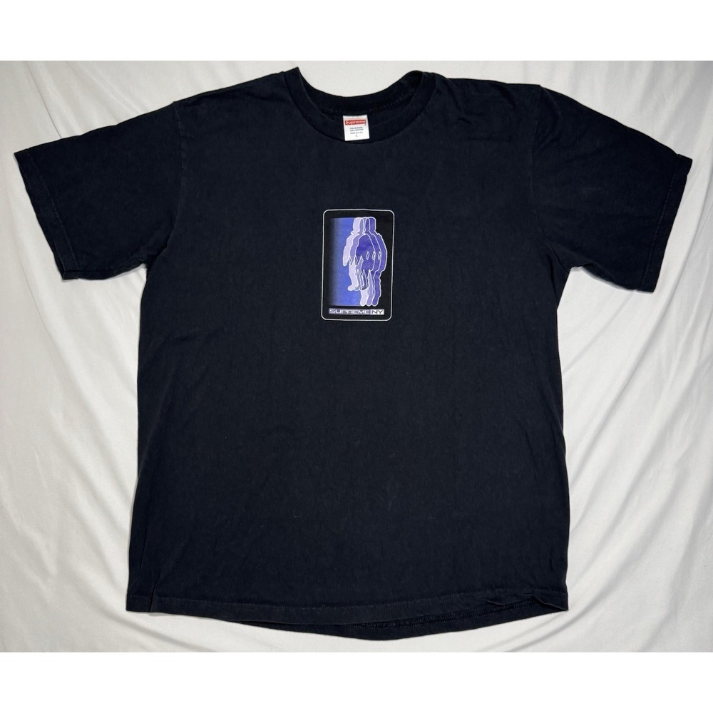 Supreme NY Blur‎ Tee Short Sleeve Back Made In USA Size Large